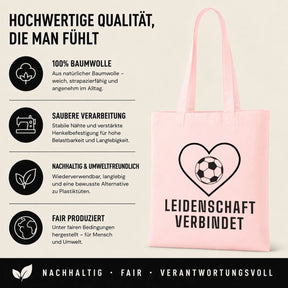 Baumwolltasche - Fußball Sprüche - Motiv nach Wahl