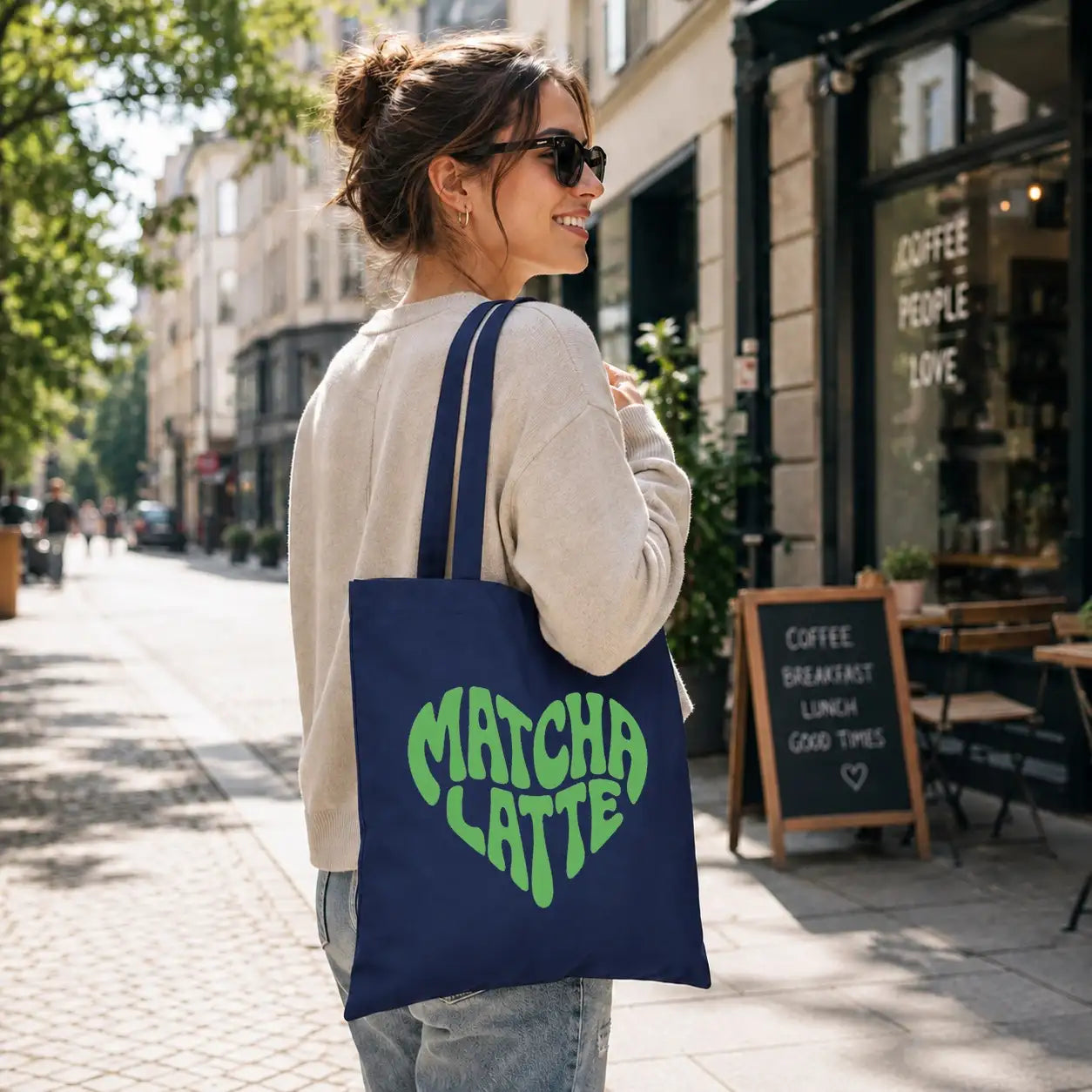 Baumwolltasche - Matcha Latte