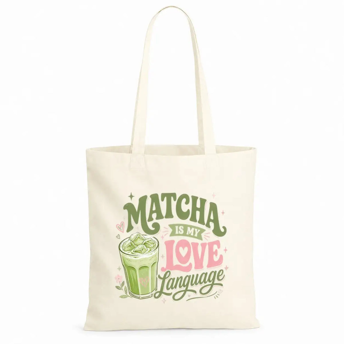 Baumwolltasche - Matcha is my love language