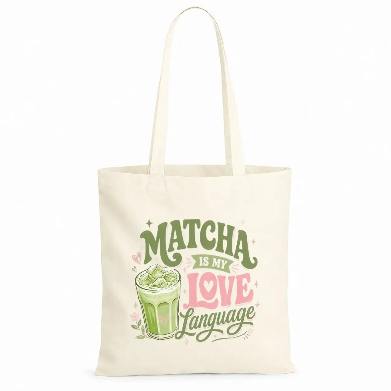 Baumwolltasche - Matcha is my love language