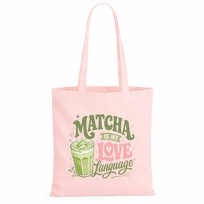 Baumwolltasche - Matcha is my love language