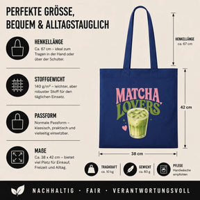 Baumwolltasche - Matcha Lovers