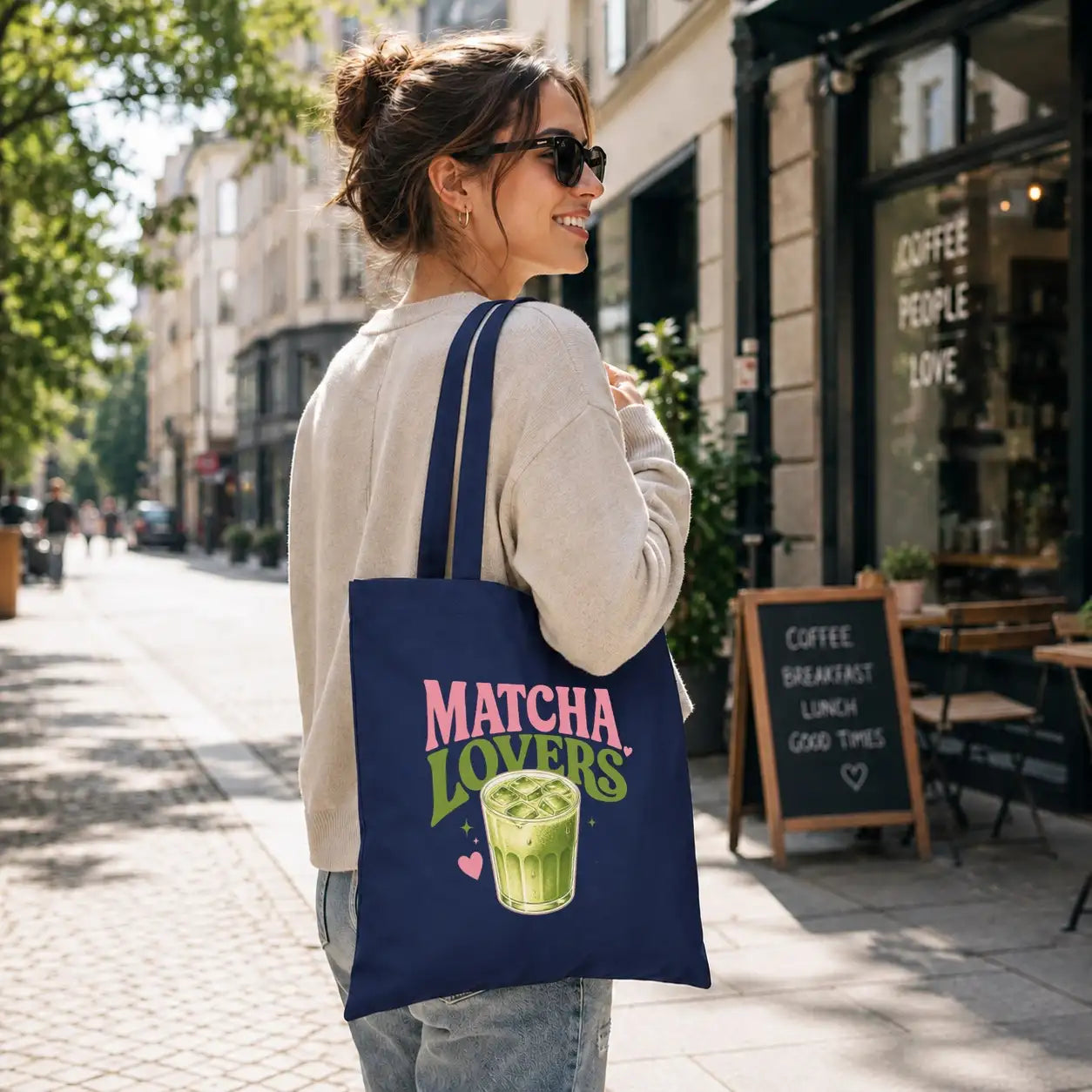 Baumwolltasche - Matcha Lovers