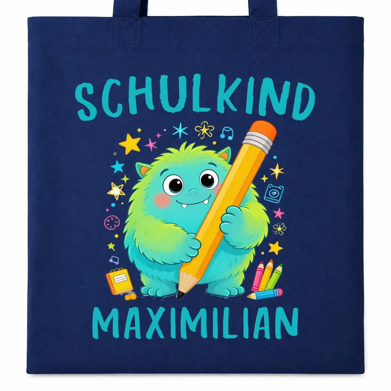 Baumwolltasche - Schulkind Maximilian
