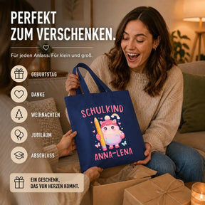 Baumwolltasche - Schulkind Anna-Lena