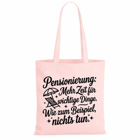LIEBTASTISCH® Baumwolltasche - Achtung Rentner an Bord - {FARBE}