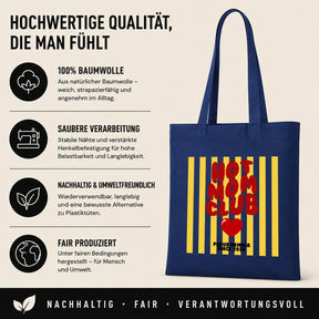 LIEBTASTISCH® Baumwolltasche Hot Mom Club Proud Member Since 2026 - Stofftasche Beutel für Mama Mutter - Geschenk Muttertag Geburtstag Weihnachten beste Freundin - {FARBE}