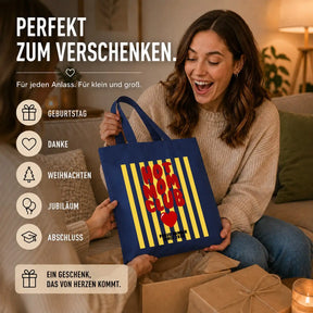 LIEBTASTISCH® Baumwolltasche Hot Mom Club Proud Member Since 2026 - Stofftasche Beutel für Mama Mutter - Geschenk Muttertag Geburtstag Weihnachten beste Freundin - {FARBE}
