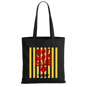 LIEBTASTISCH® Baumwolltasche Hot Mom Club Proud Member Since 2026 - Stofftasche Beutel für Mama Mutter - Geschenk Muttertag Geburtstag Weihnachten beste Freundin - {FARBE}