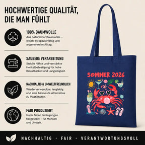 Baumwolltasche - Sommer 2026
