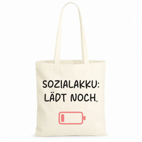 Baumwolltasche - Chaotischer Alltag - Motiv nach Wahl