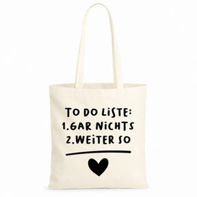 Baumwolltasche - Chaotischer Alltag - Motiv nach Wahl