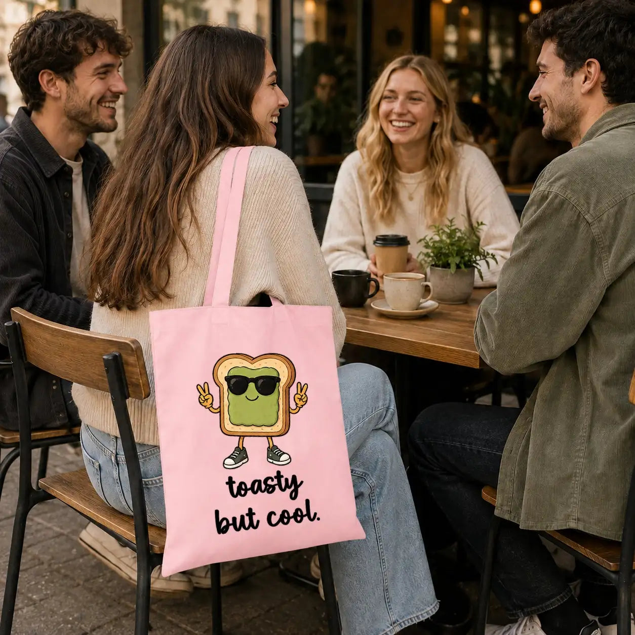 Baumwolltasche - Foodie & Avocado - Motiv nach Wahl