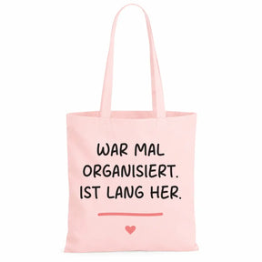 Baumwolltasche - Chaotischer Alltag - Motiv nach Wahl