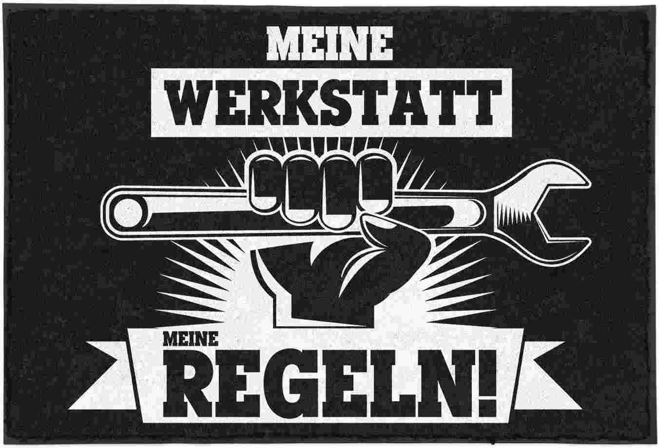 Fußmatten - Meine Werkstatt Meine Regeln!