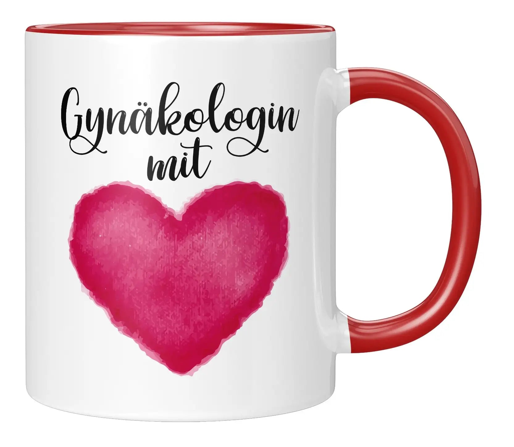 Tasse - Gynäkologin mit - Rot