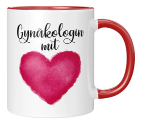 Tasse - Gynäkologin mit - Rot