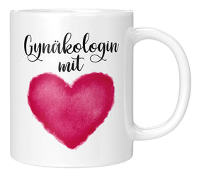 Tasse - Gynäkologin mit - Weiss