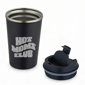 Thermobecher - Hot Moms Club - Schwarz