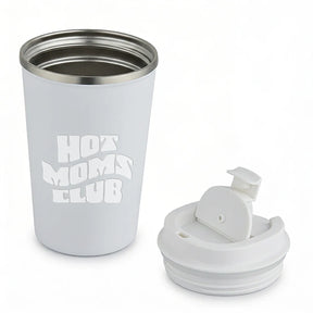 Thermobecher - Hot Moms Club - Weiss