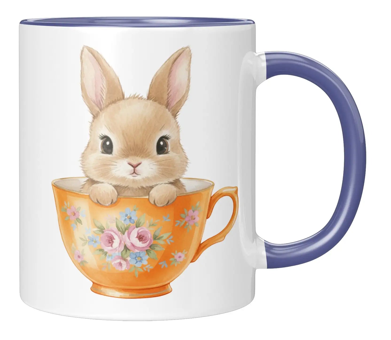Tasse - Süßer Osterhase - Blau