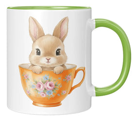 Tasse - Süßer Osterhase - Gruen