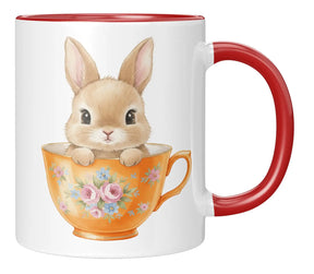 Tasse - Süßer Osterhase - Rot
