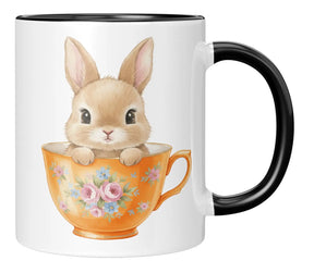 Tasse - Süßer Osterhase - Schwarz