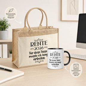 Jutetasche + Tasche - Rente
