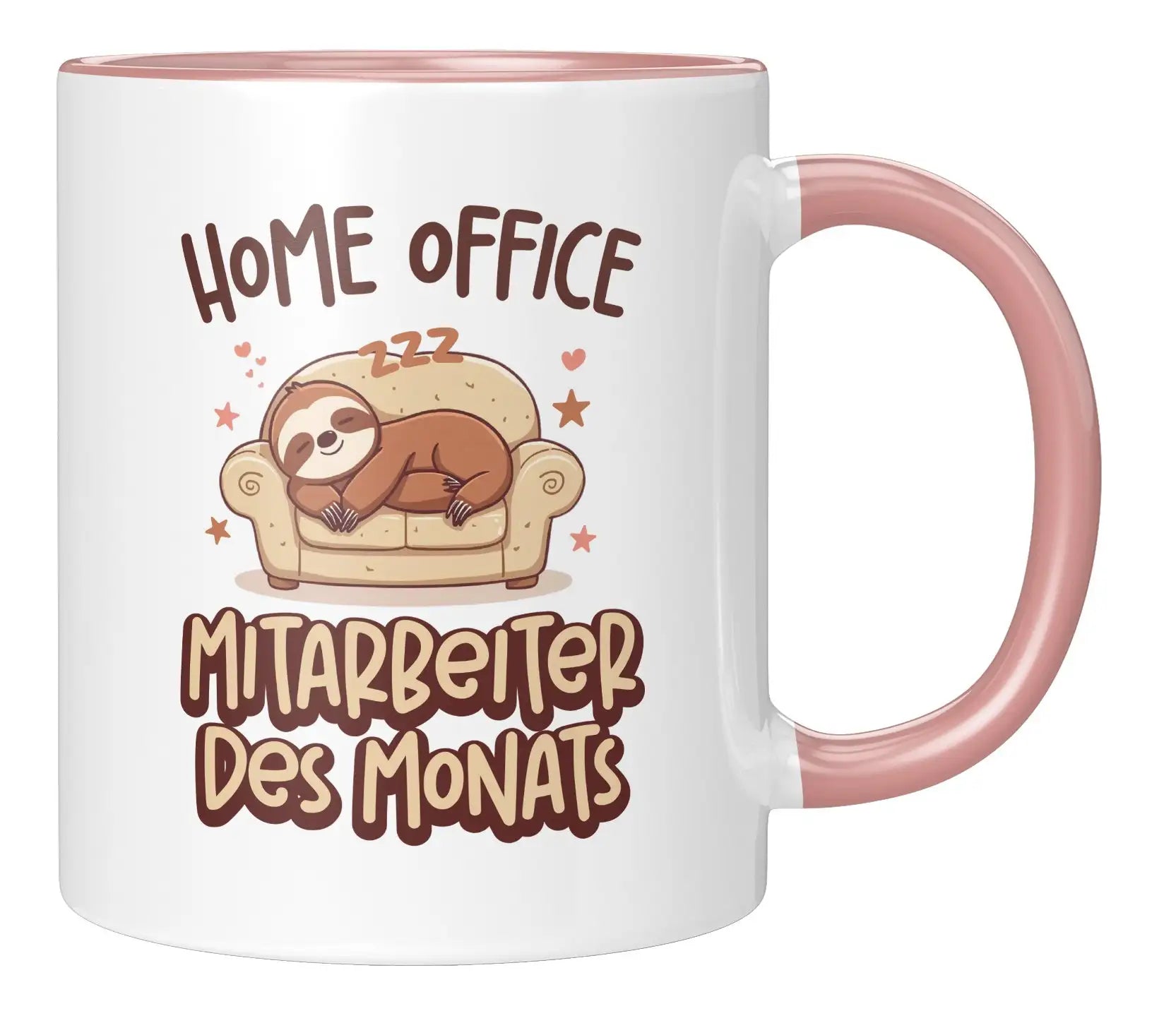 Tasse - Home Office Mitarbeiter des Monats - Rosa