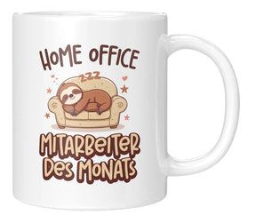Tasse - Home Office Mitarbeiter des Monats - Weiss