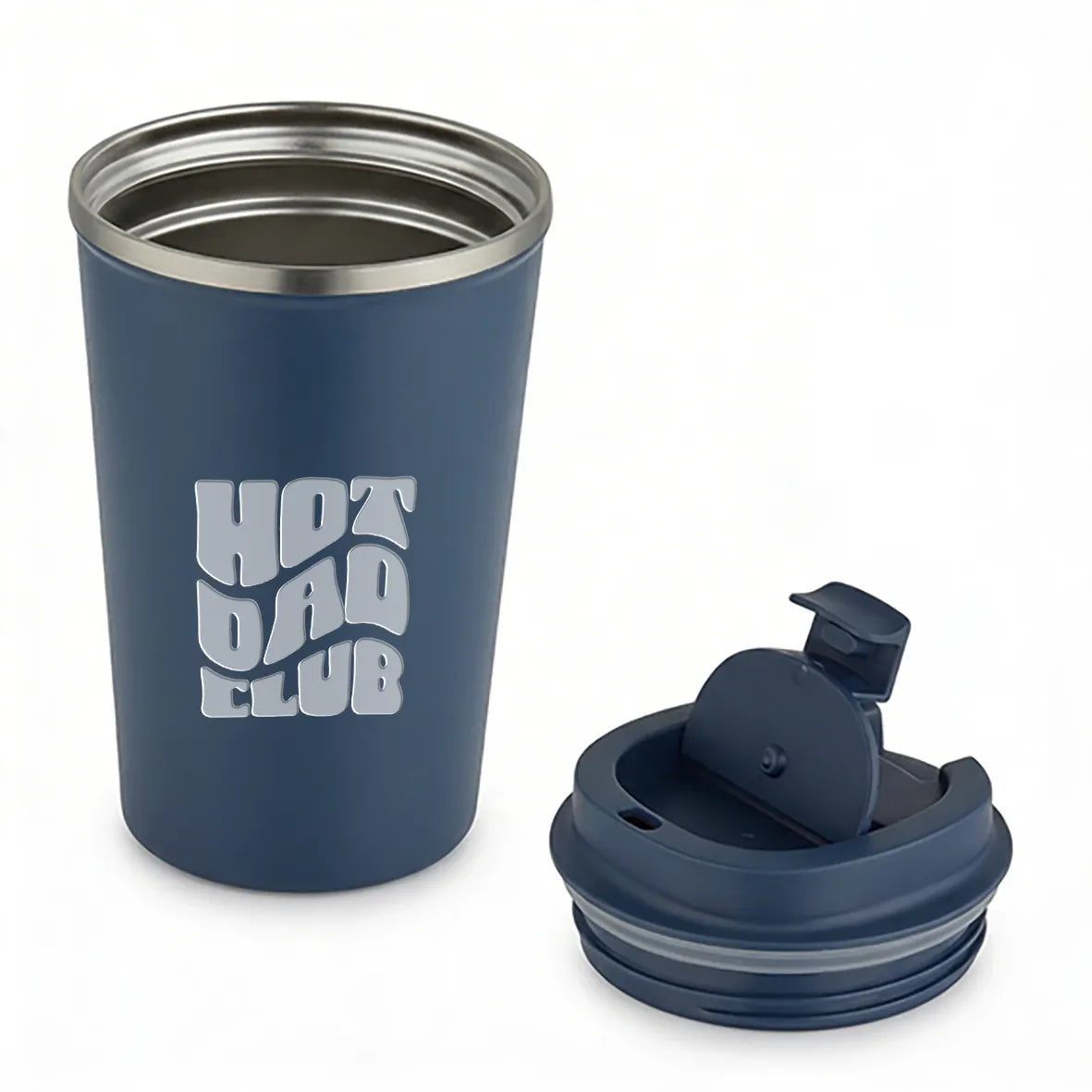 Thermobecher - Hot Dad Club - Haleblau