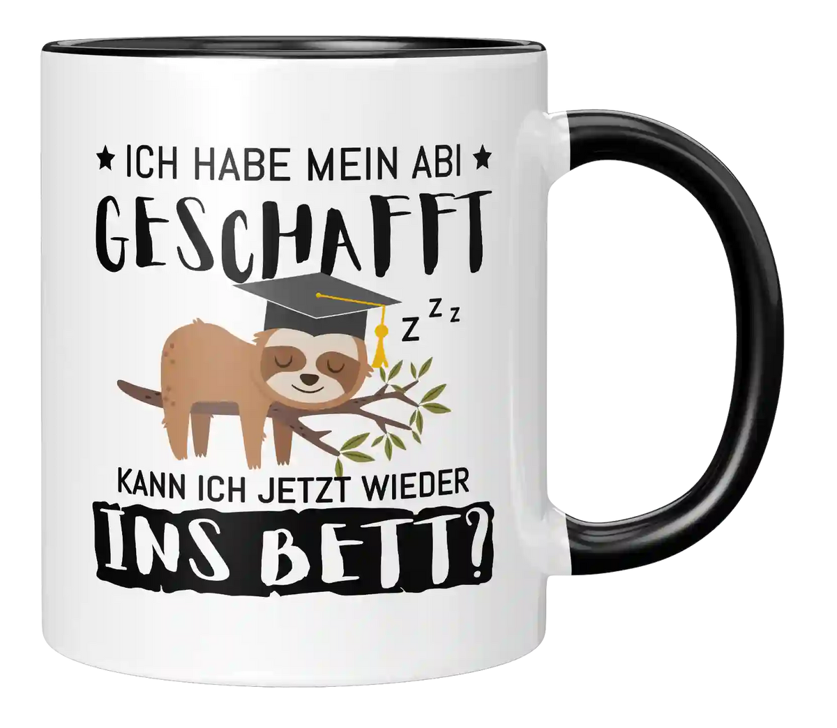 Tasse - Ich habe mein Abi geschafft