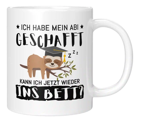 Tasse - Ich habe mein Abi geschafft