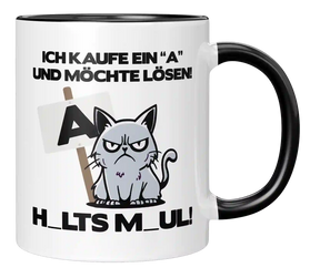 Tasse - Ich kaufe ein A und möchte lösen