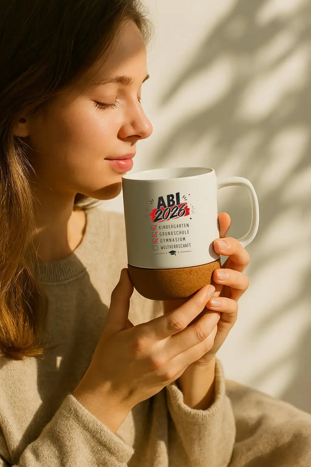 Tasse mit Korksockel - Abi 2026  Kindergarten