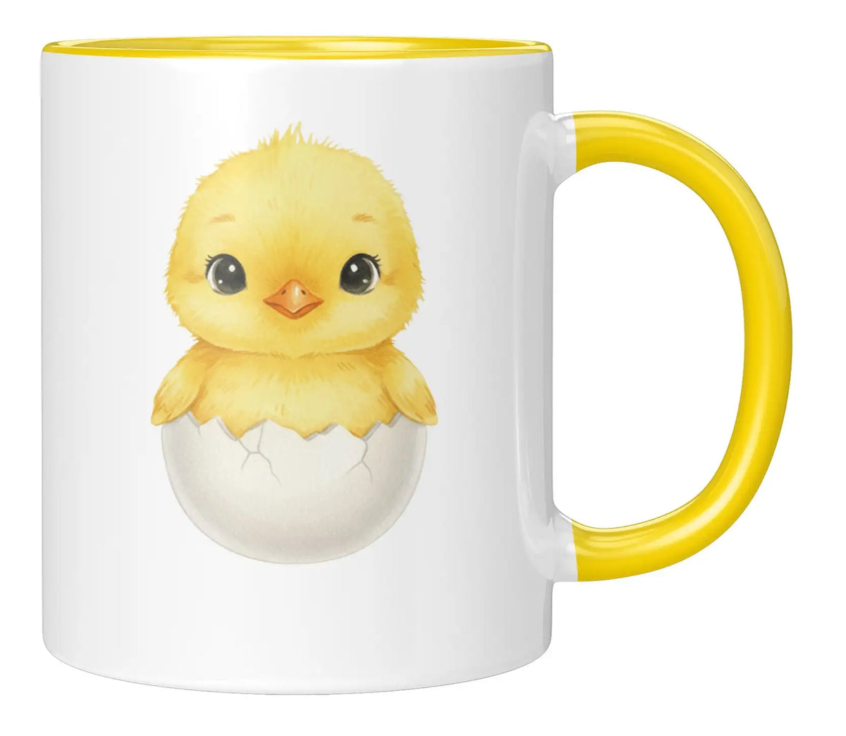 Tasse - Süßes Küken im Ei - Gelb