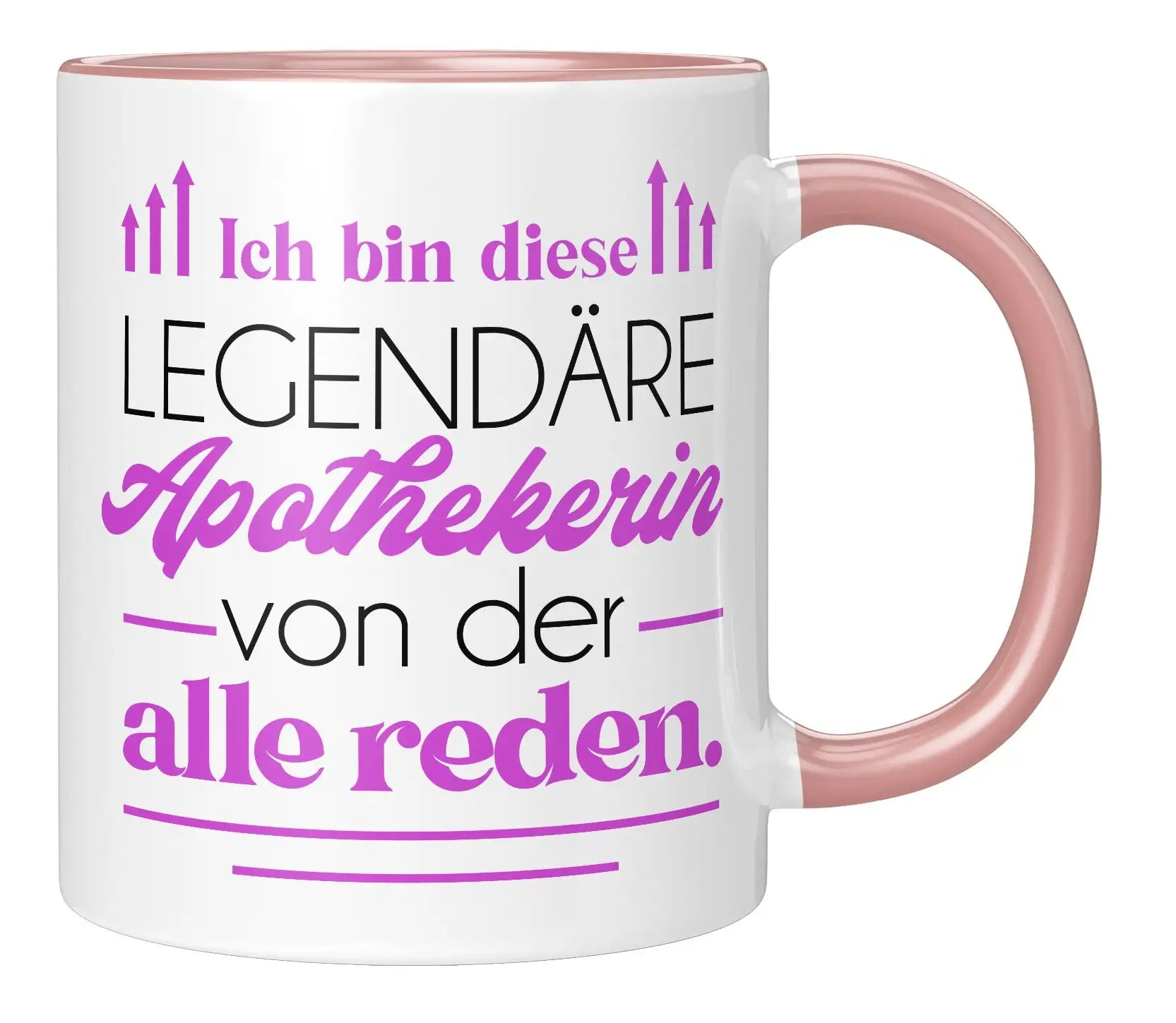 Tasse - Ich bin diese legendäre Apothekerin von der alle reden - Rosa