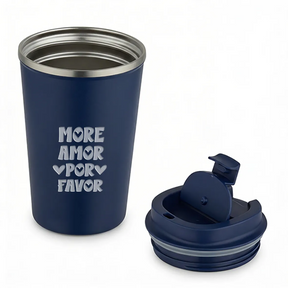 Thermobecher - More Amor Por Favor - Navy