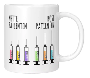 Tasse - Nette Patienten - Böse Patienten