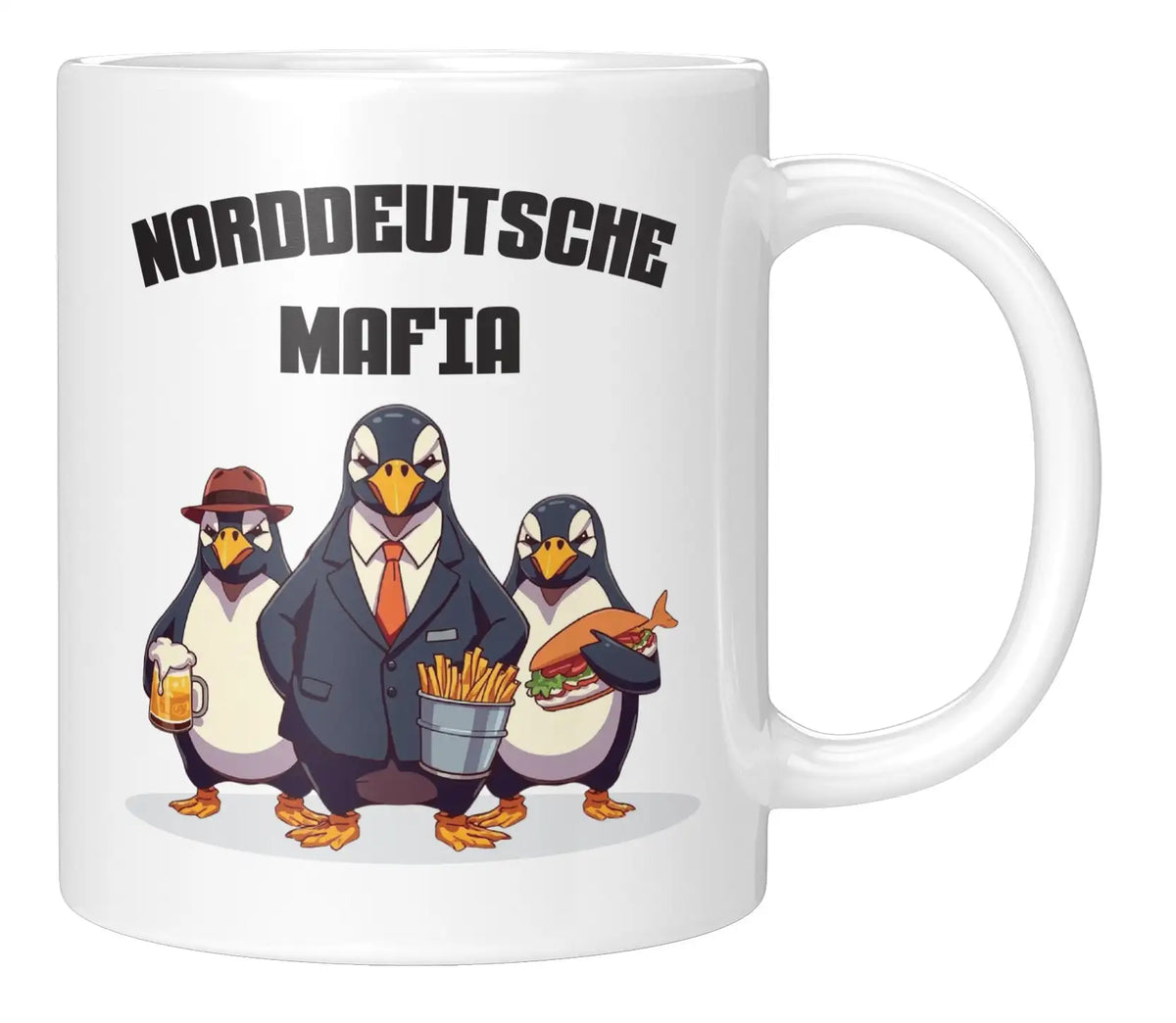 Tasse - Norddeutsche Mafia - Weiss