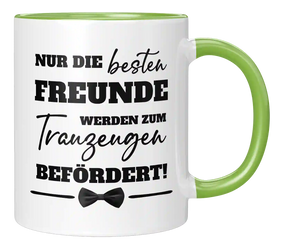 Tasse - Freunde werden zum Trauzeugen
