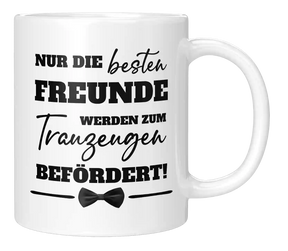 Tasse - Freunde werden zum Trauzeugen
