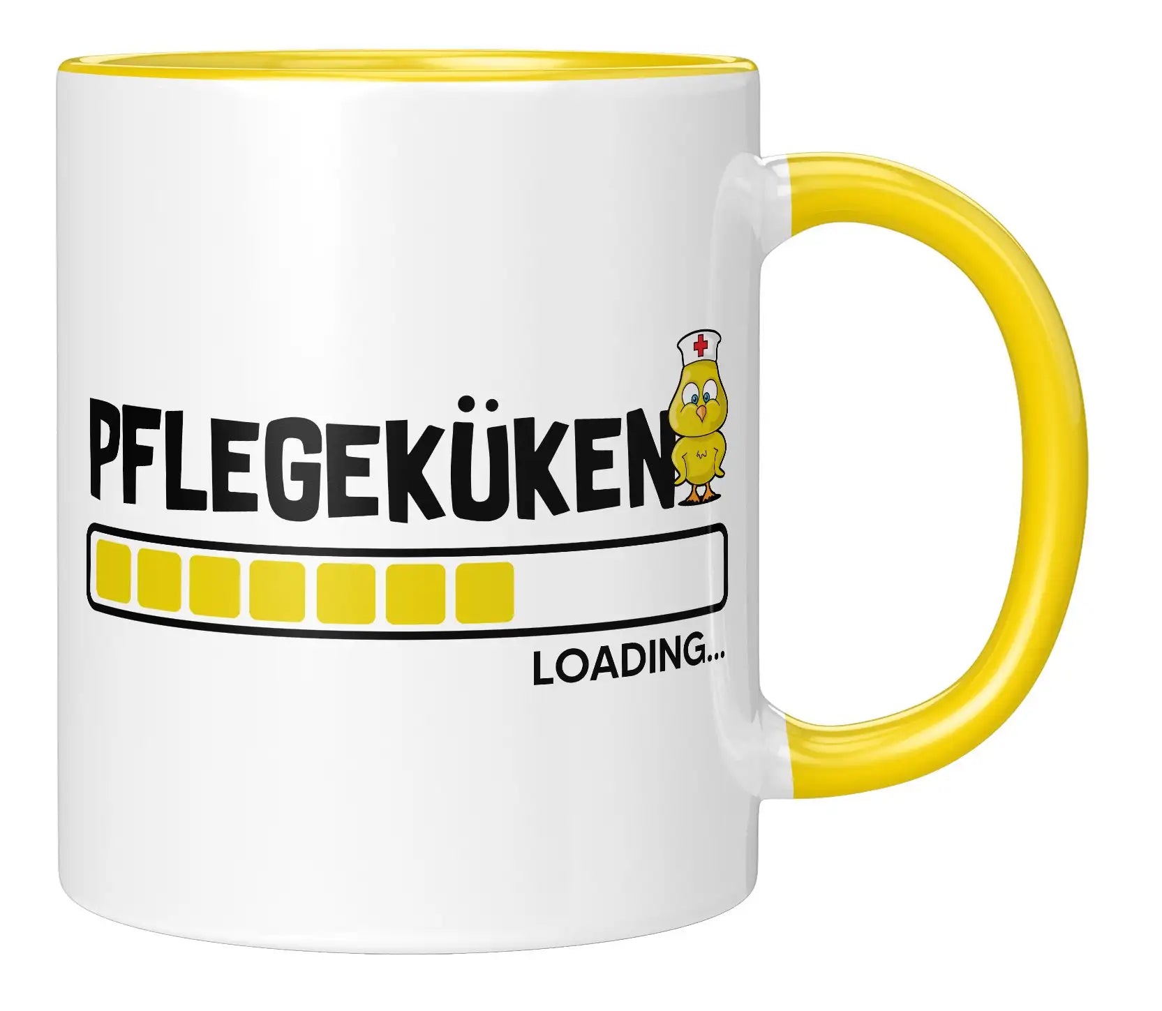 Tasse - Pflegeküken Loading - Gelb