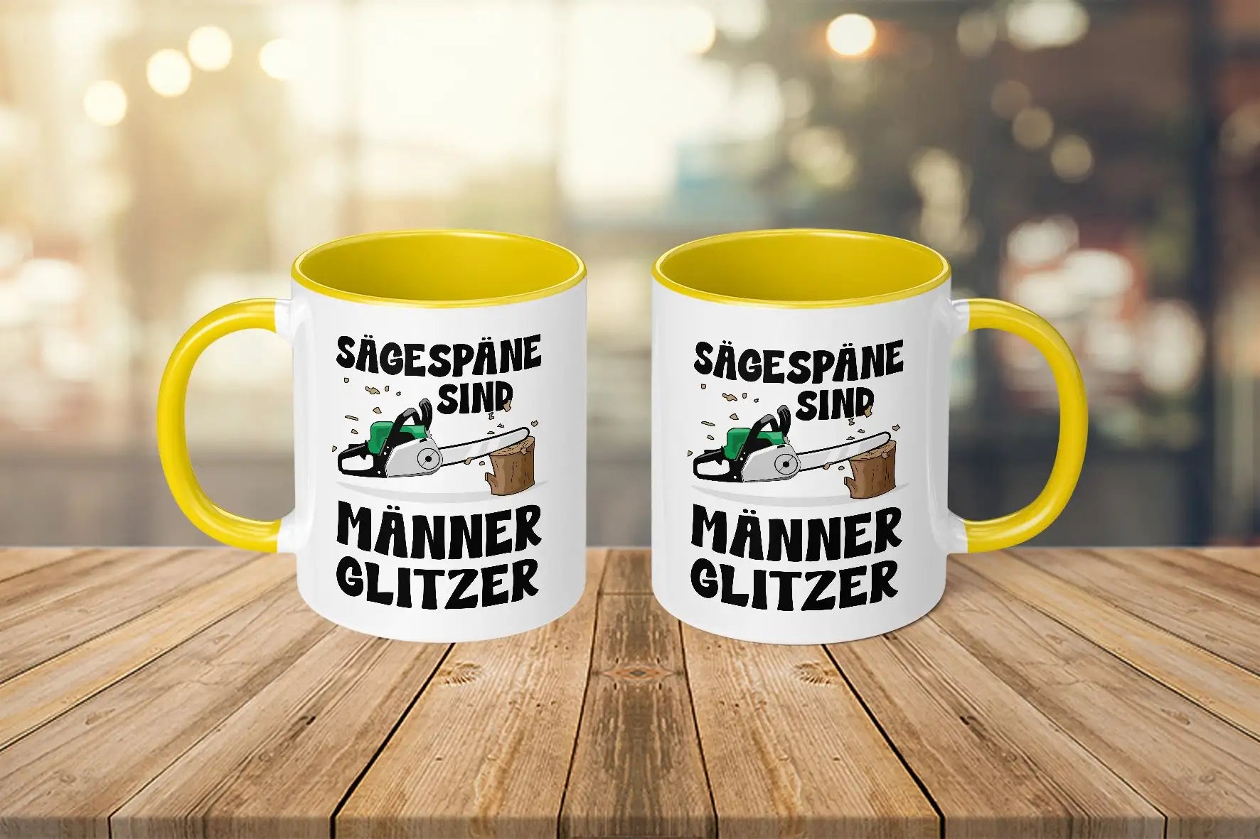 Tasse - Sägespäne sind Männerglitzer - Bild 4