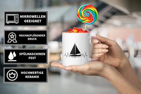 Tasse - Segelboot Herzschlag - Bild 3