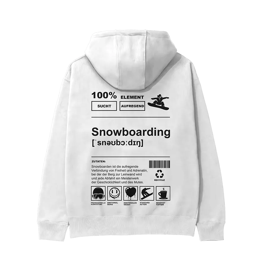 Hoodie - Snowboarding