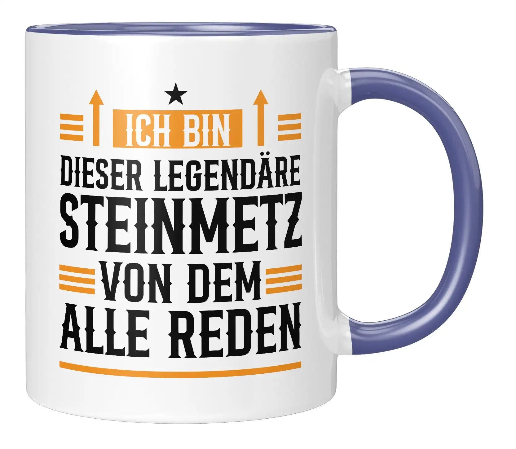 Tasse - Ich bin dieser legendäre Steinmetz von dem alle reden - Blau