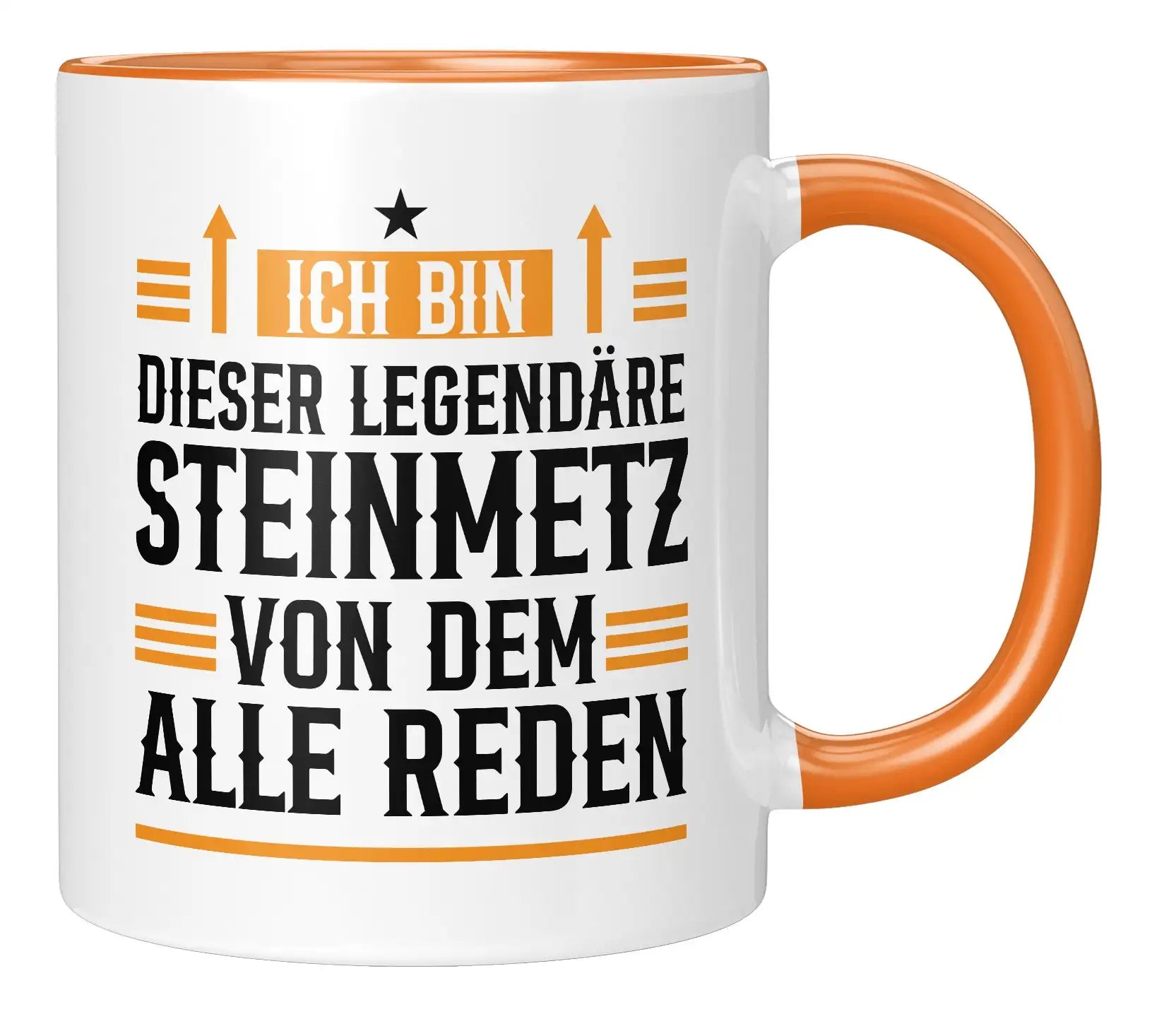 Tasse - Ich bin dieser legendäre Steinmetz von dem alle reden - Orange