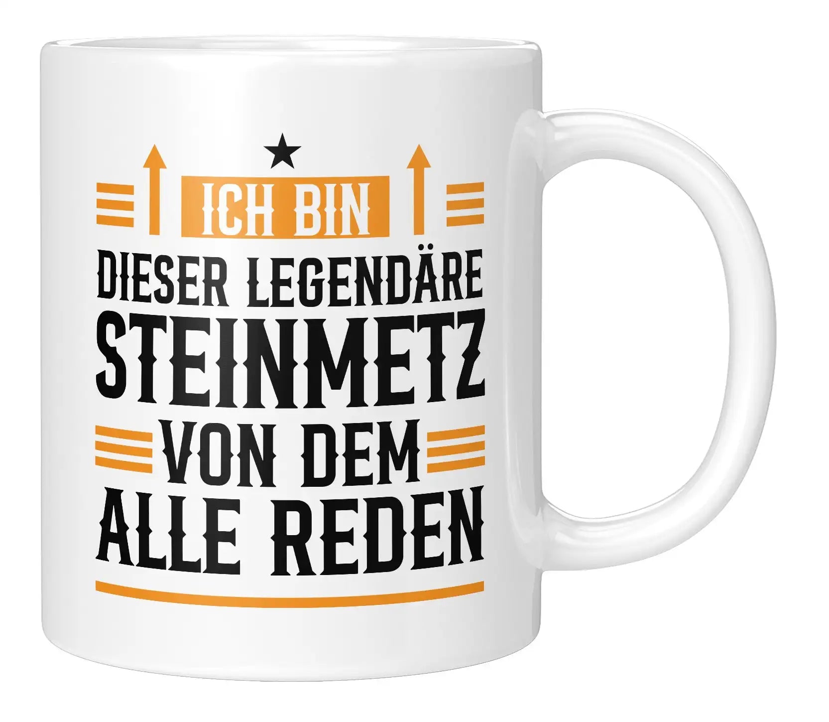 Tasse - Ich bin dieser legendäre Steinmetz von dem alle reden - Weiss